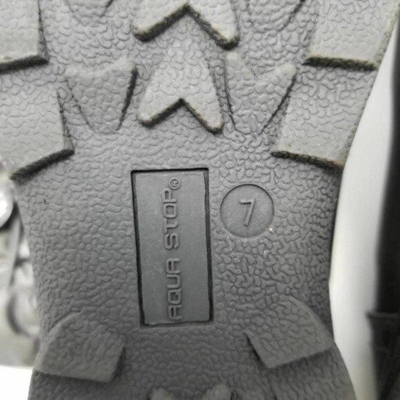 Aqua Stop Mongoose Winter Boots Faux Fur Lined Side Zipper Gray Size 7 - Picture 9 of 10